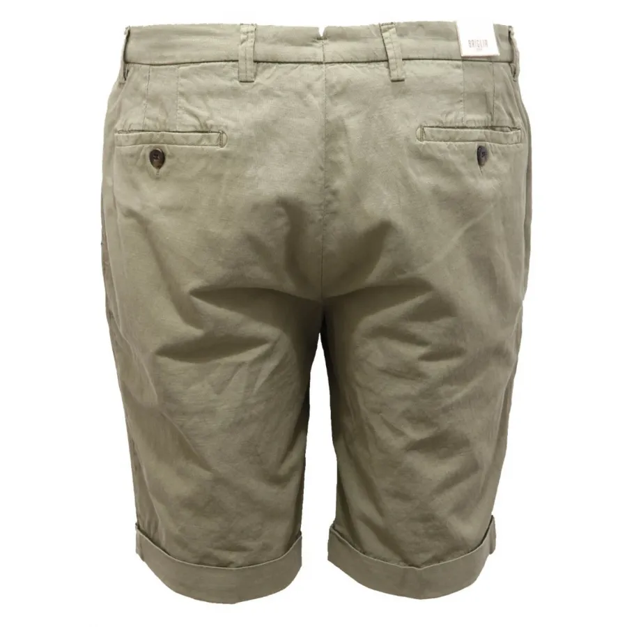 6203AH bermuda uomo BRIGLIA green cotton shorts man