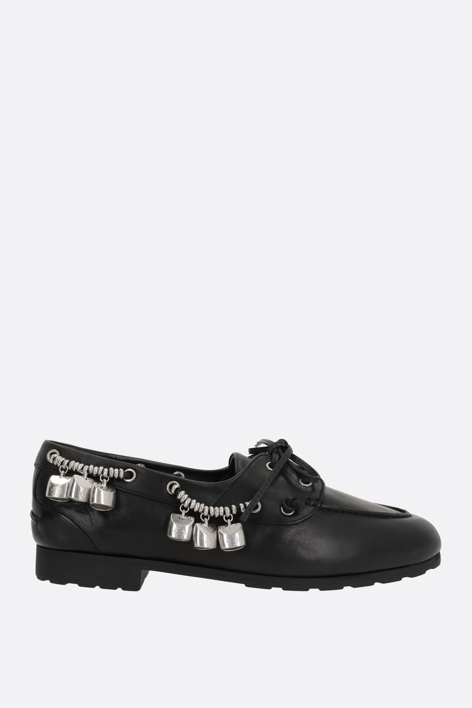  BALLY mocassino stringato Payat in pelle liscia con campanelle 