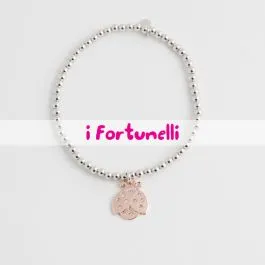 Bracciale I Fortunelli Coccinella Rosa - Foco2