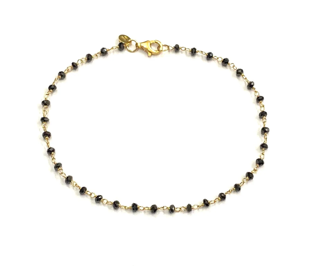 BRACCIALE ORO GIALLO E SPINELLI