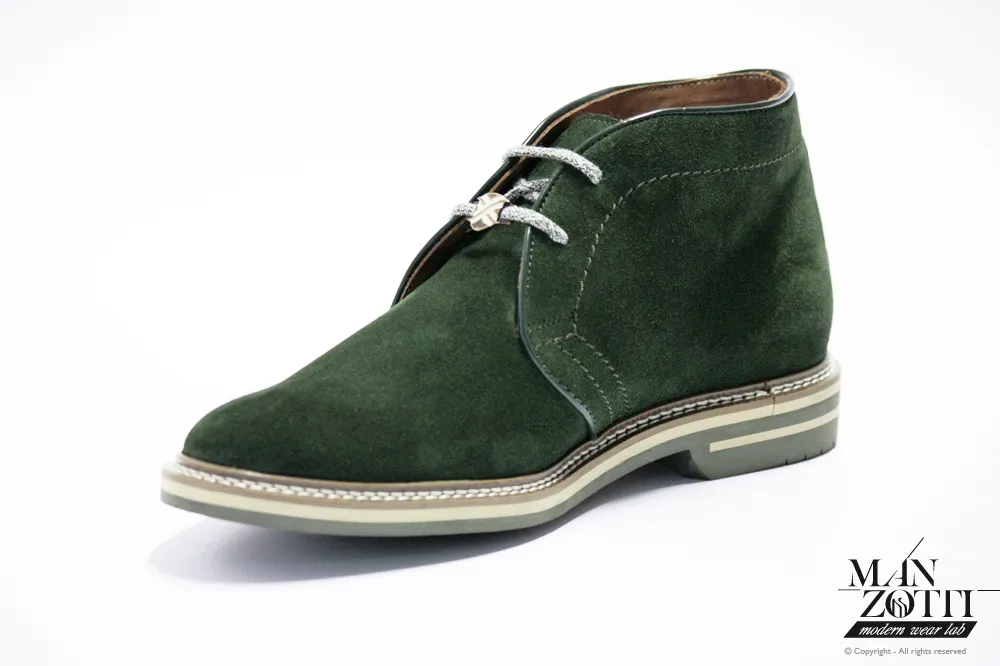 BRIMARTS Polacchino Scamosciato Verde