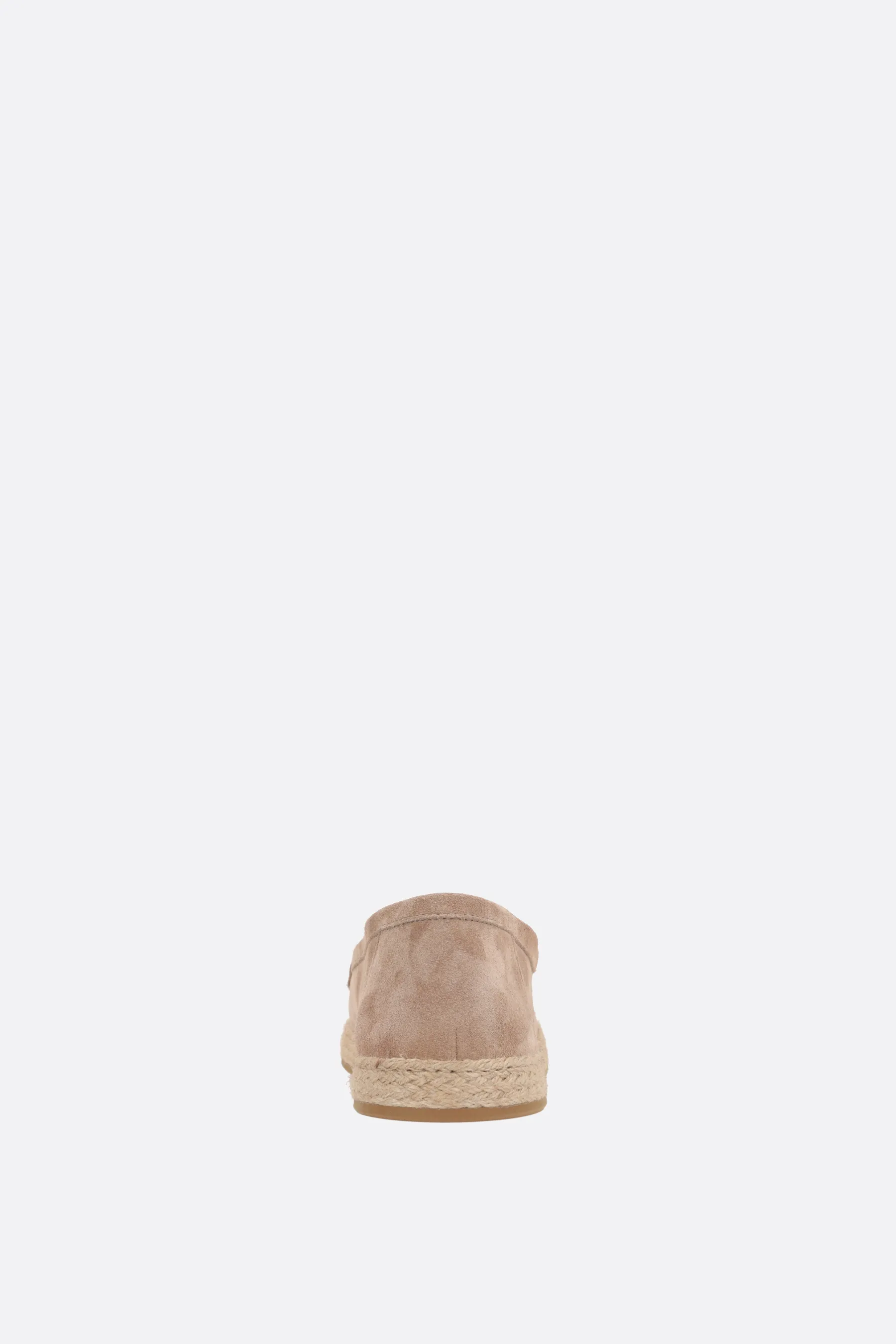  BRUNELLO CUCINELLI mocassino in suede con profilo in corda 