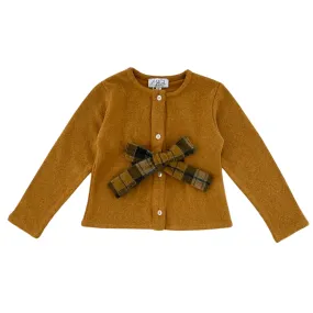 CARDIGAN IN CALDO COTONE FIOCCO A QUADRI