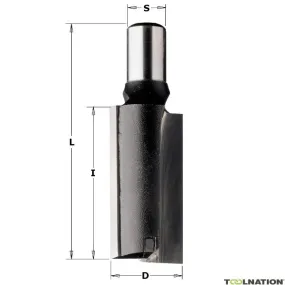 CMT 113.121.11 12 mm Fresa per scanalature a gambo lungo 12 mm