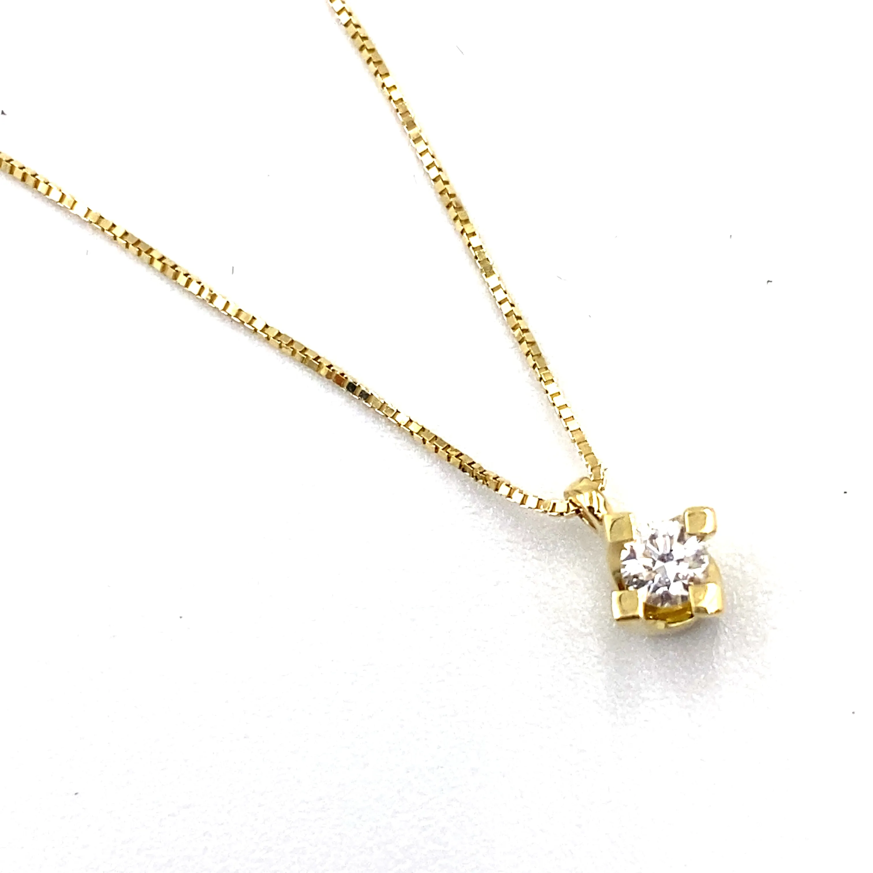 Collana Miluna Punto Luce Oro Giallo