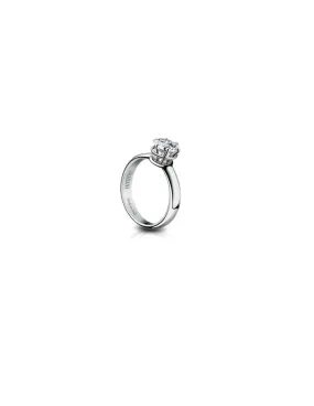 DAMIANI MINOU ANELLO IN ORO BIANCO CON DIAMANTE 0.50 ct D VS2 GIA