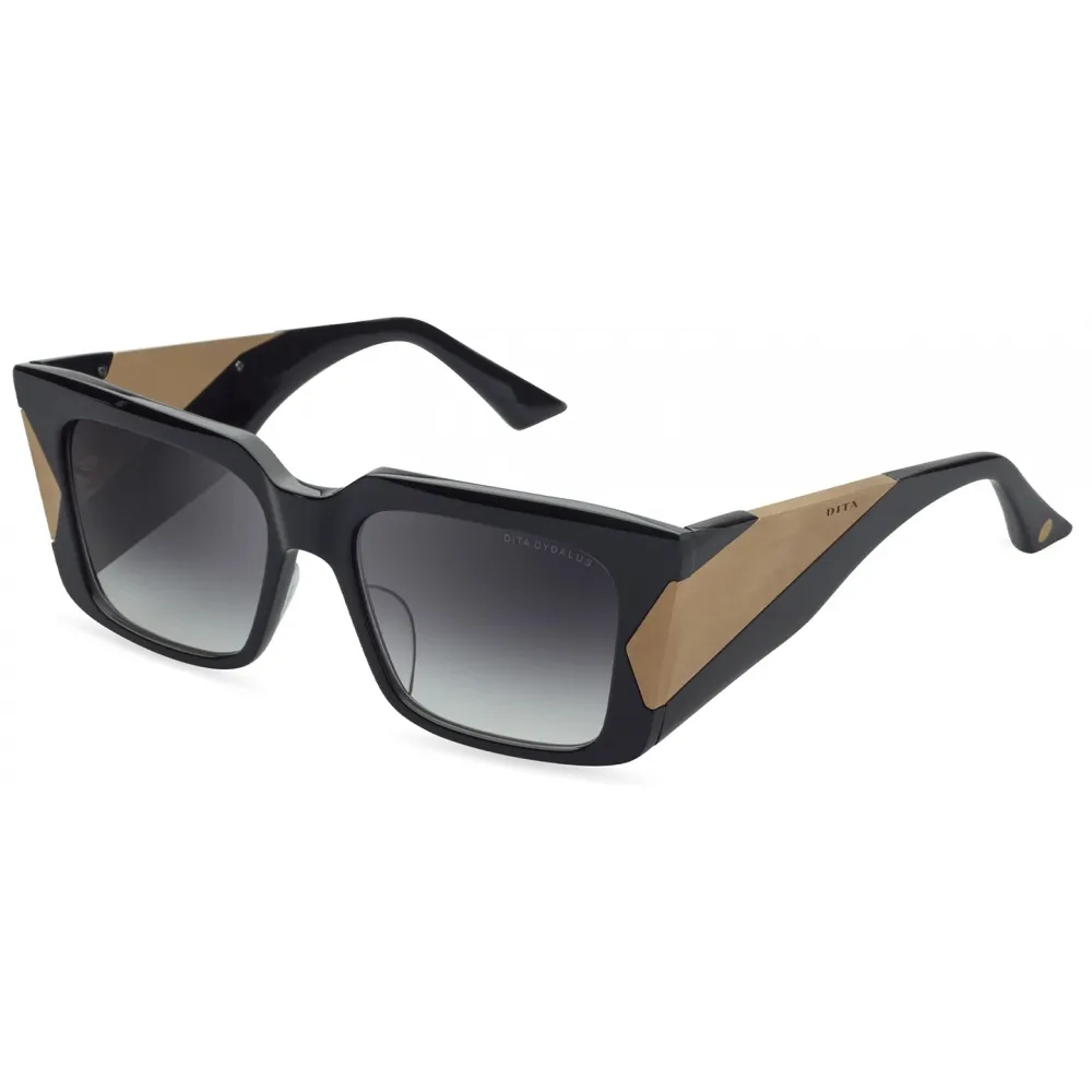 DITA - Dydalus Limited Edition - Nero Oro Spazzolato - DTS411 - Occhiali da Sole - DITA Eyewear
