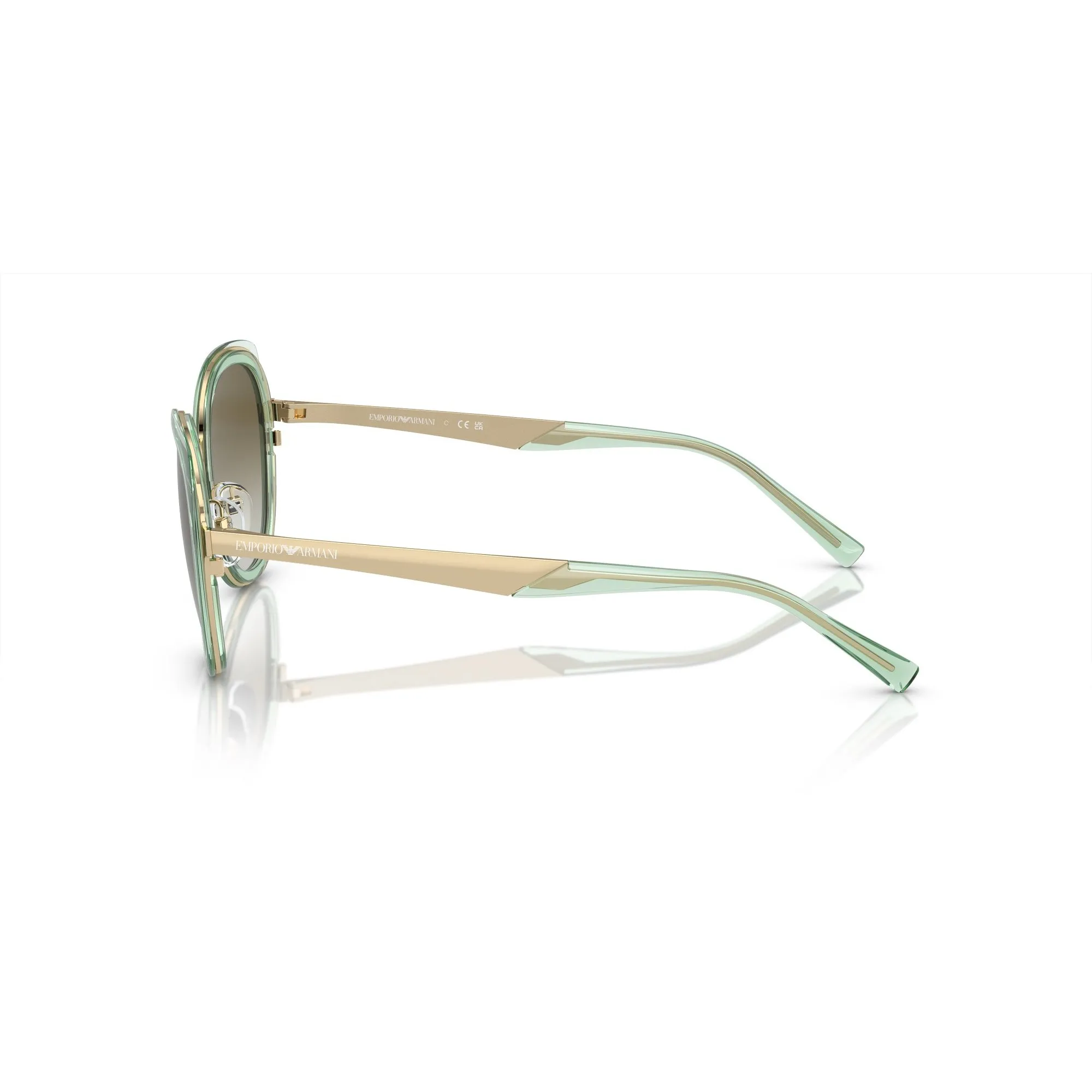   Emporio Armani EA 2146 - 33638E Oro Pallido Lucido | Occhiale Da Sole Donna 