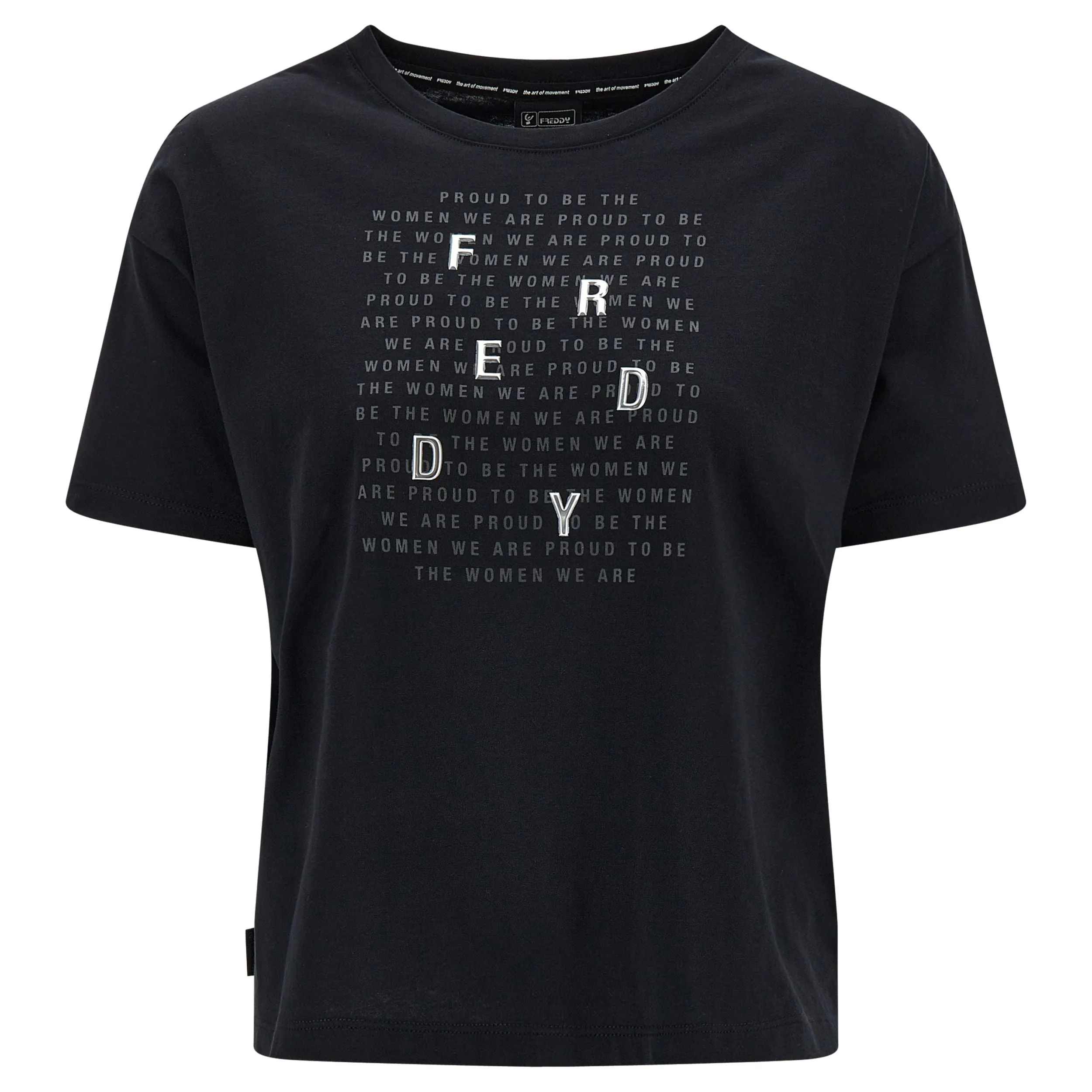 Freddy T-shirt with S2WBCCT7 N black print