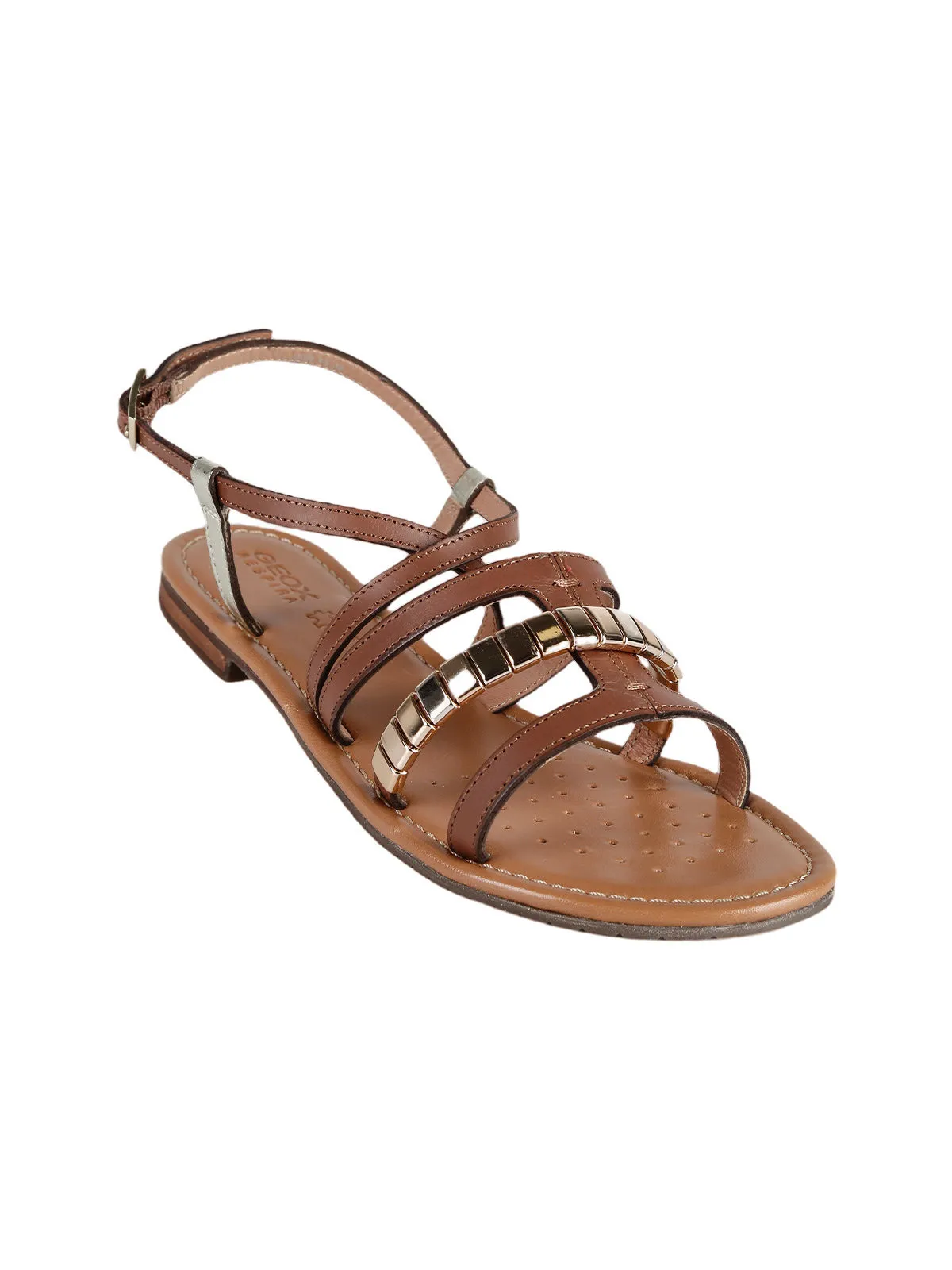 Geox D SOZY SS  Gewebte flache Damensandalen