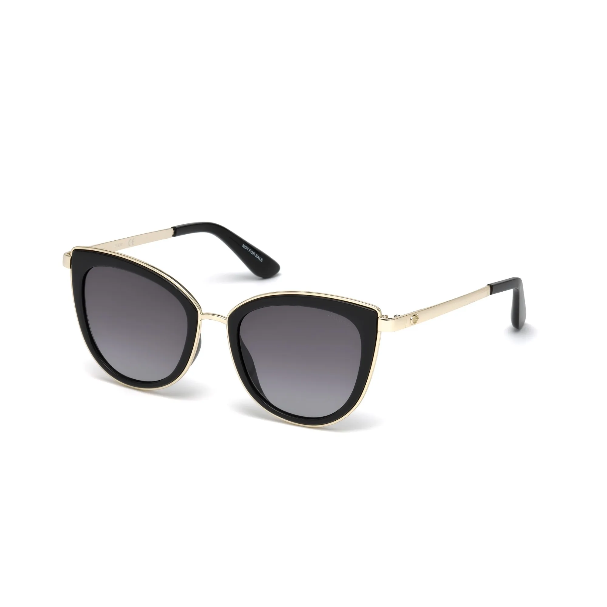   Guess GU 7491 - 01B Nero Lucido | Occhiale Da Sole Donna 
