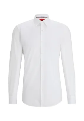 Hugo Uomo Camicia a Maniche Lunghe 50508288-199 Bianco