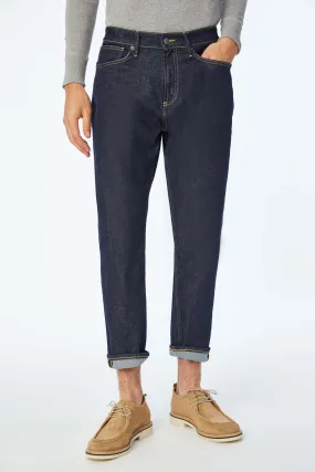 Jeans 5 tasche baggy blu
