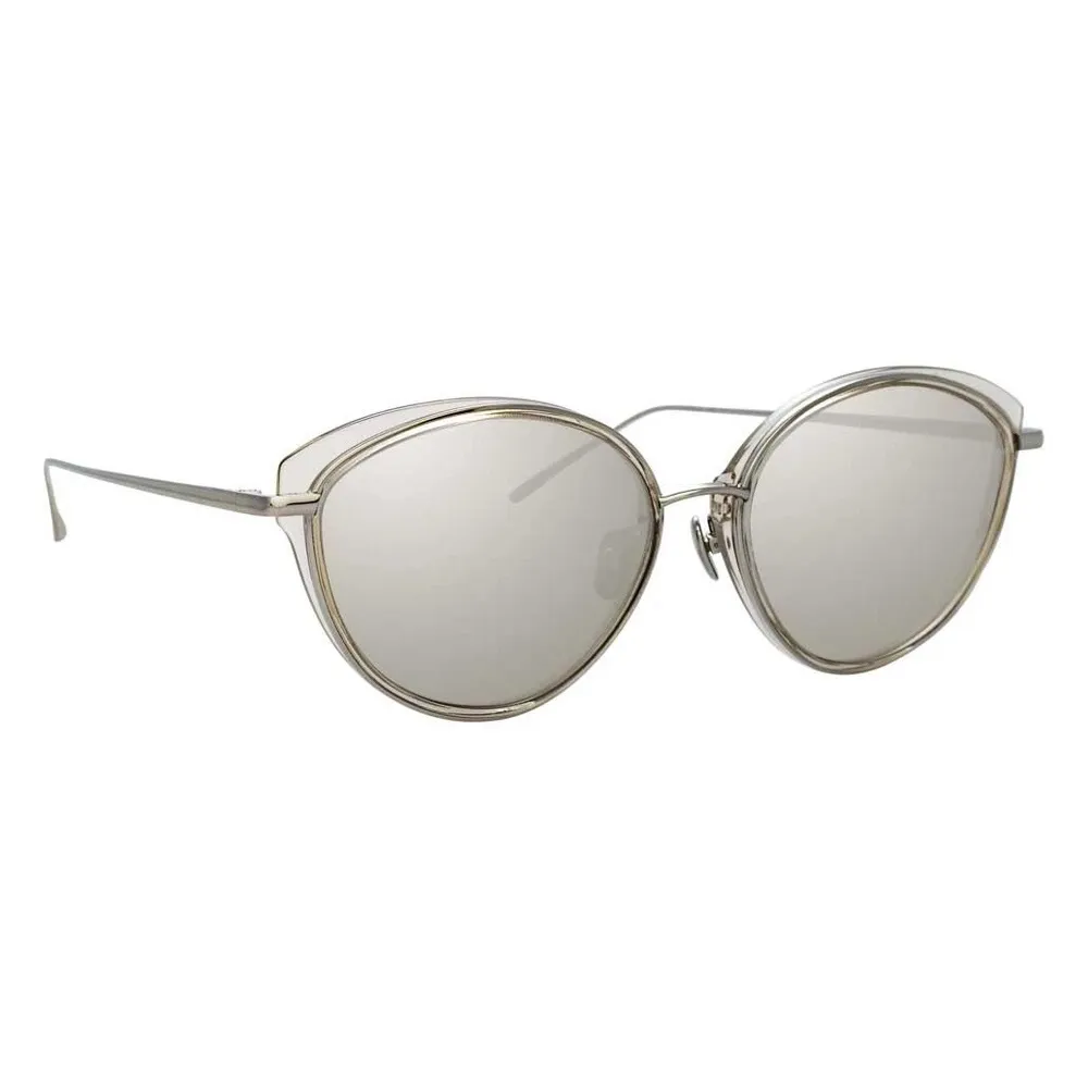 Linda Farrow - Occhiali da Sole Cat-Eye Ivy C5 in Tartufo - LFL912C5SUN - Linda Farrow Eyewear