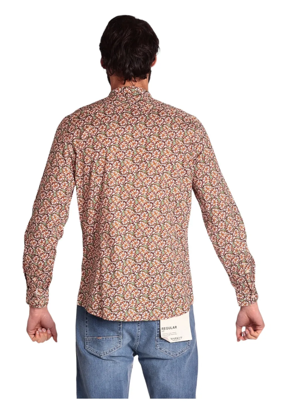 Markup Uomo Camicia a Maniche Lunghe MK693038-VARIANTE 1 Multicolore
