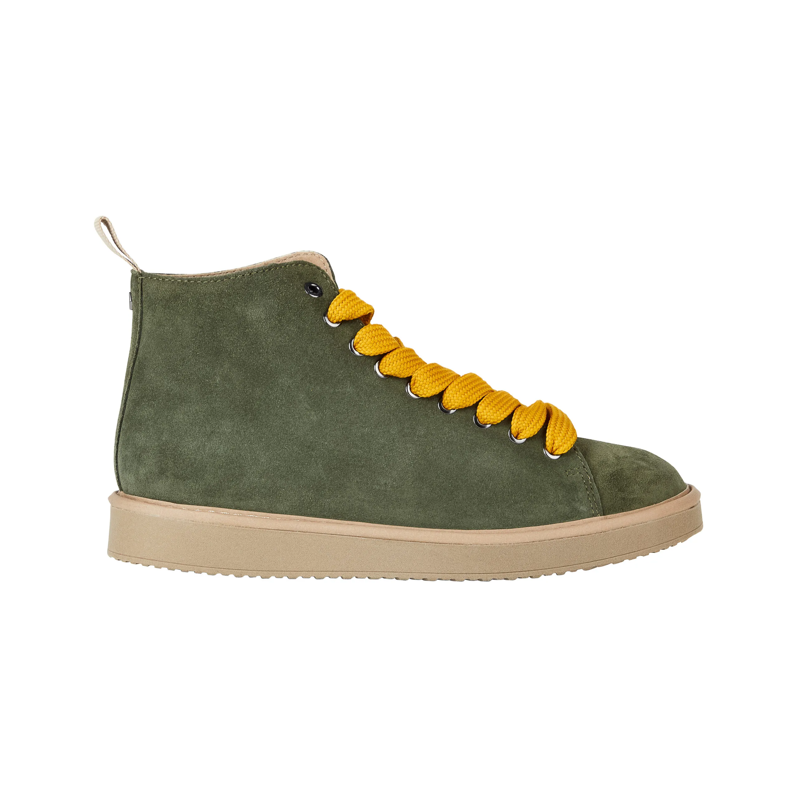 PANCHIC Uomo P01 Polacchino In Suede Verde Militare