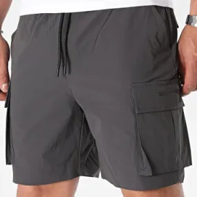 Pantaloncini Cargo grigio antracite