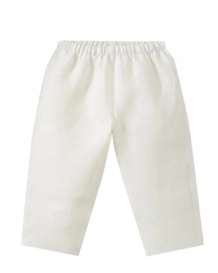 Pantaloni in lino Bonpoint P/E 2024
