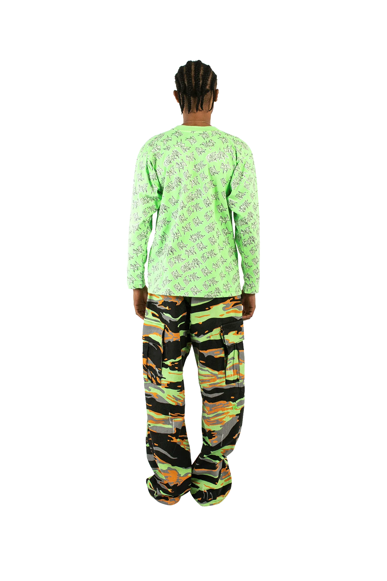 Printed Longsleeve Knit T-Shirt
