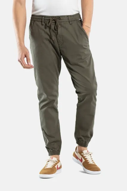 REELL Pantalone Jogger Reflex 2 Verde Militare