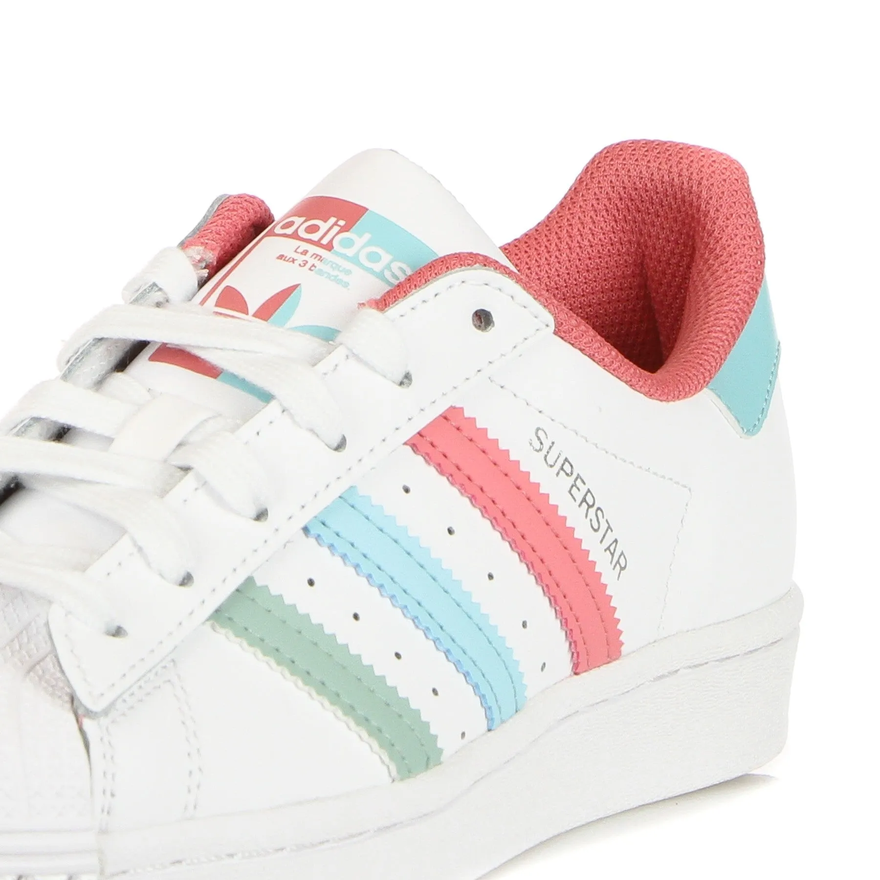 Scarpa Bassa Ragazzo Superstar J Cloud White/hazy Rose/hazy Sky