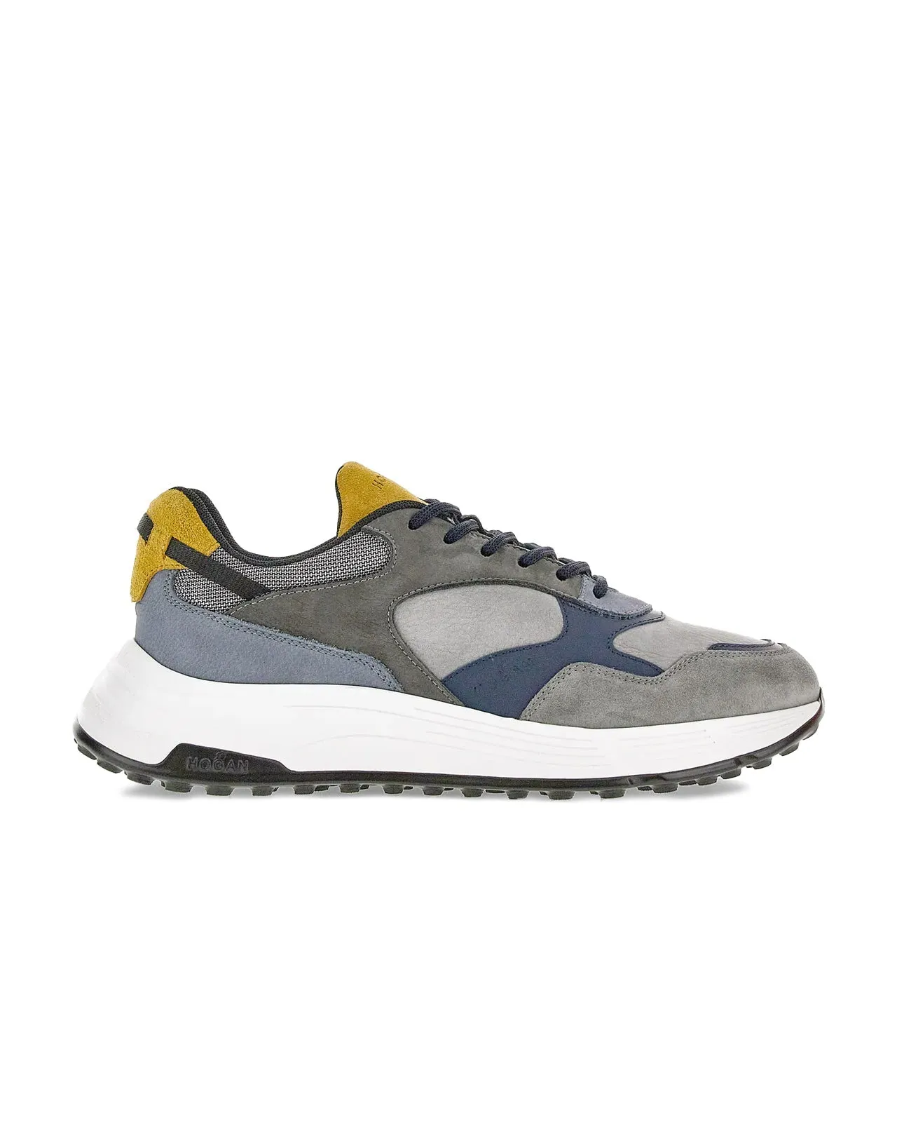 Sneaker Hyperlight grigia gialla blu