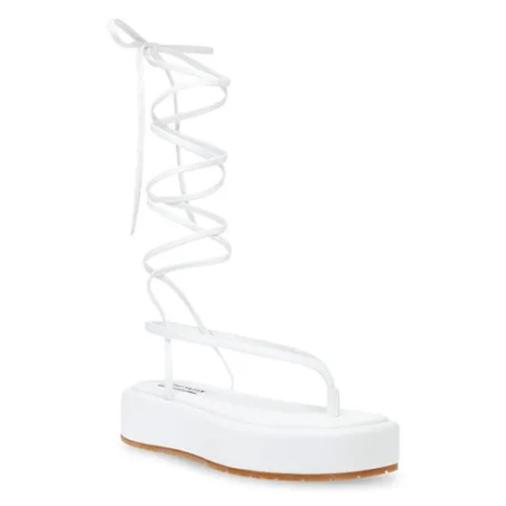 Steve Madden Banzai White - Sandali Donna Bianchi    