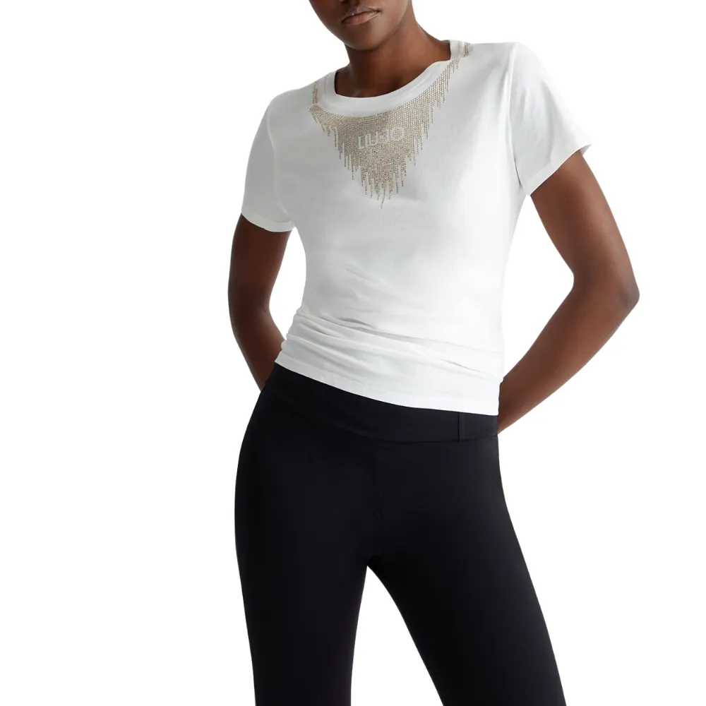 T-shirt Liu Jo con strass