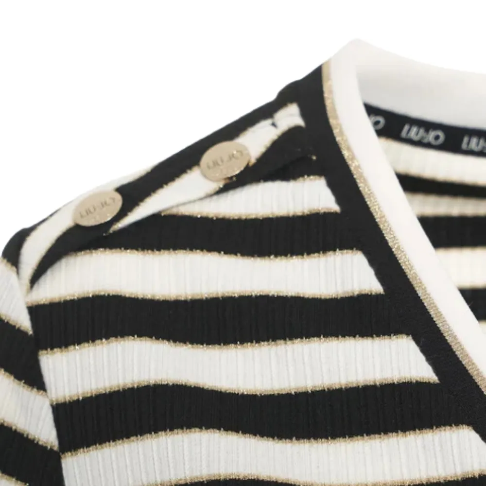 T-shirt Liu Jo in tessuto stretch a righe