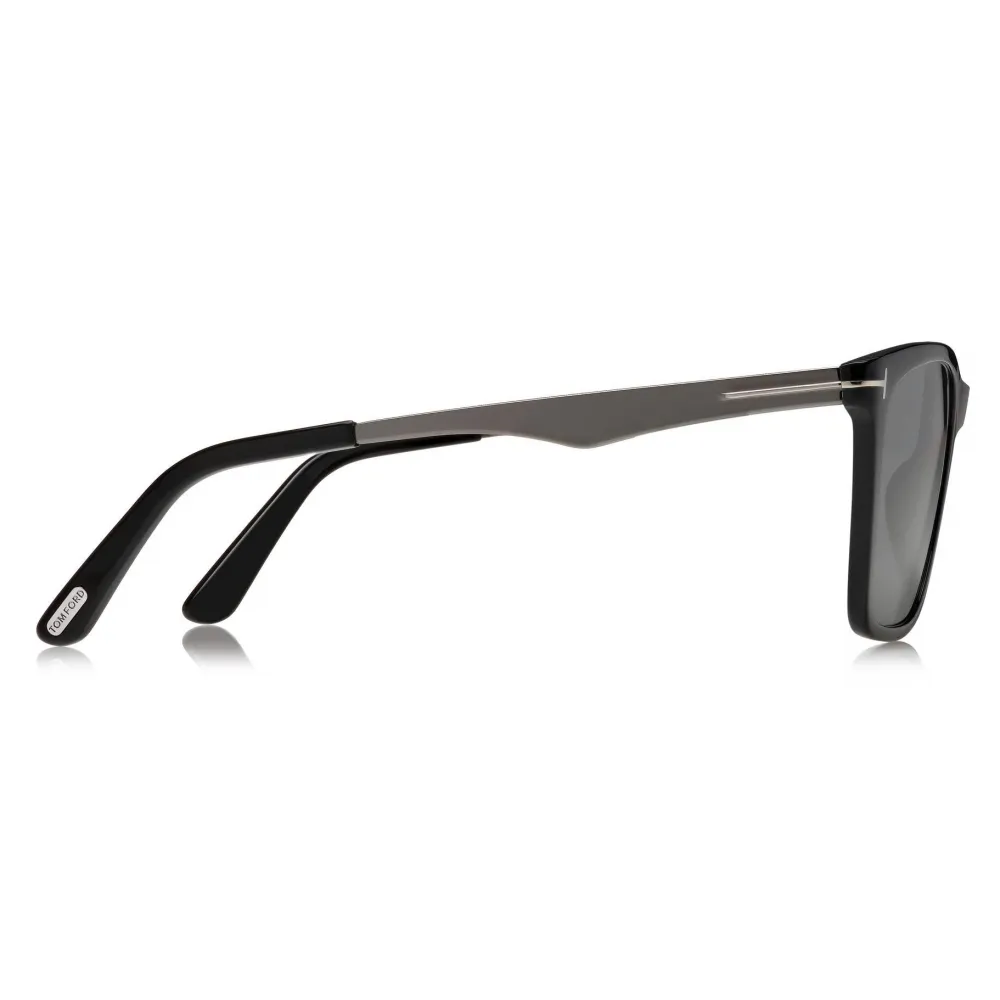 Tom Ford - Polarized Garrett Sunglasses - Occhiali Squadrati - Nero - FT0862-P - Occhiali da Sole - Tom Ford Eyewear