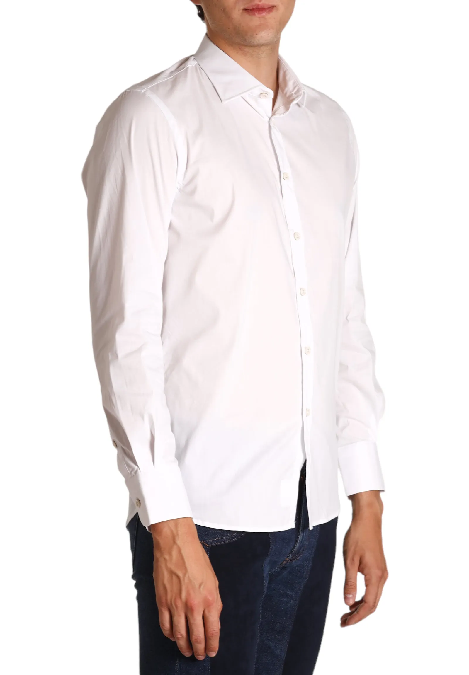 Union Uomo Camicia 24W11CA-OPTICAL WHITE Bianco