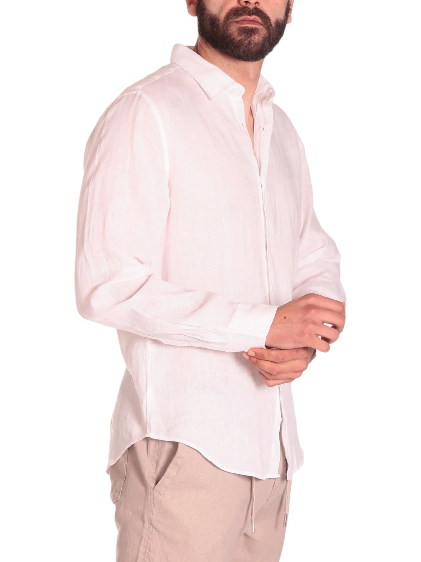Union Uomo Camicia 9432900-100 Bianco